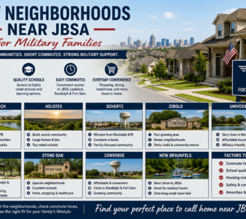 Best military-friendly neighborhoods near JBSA