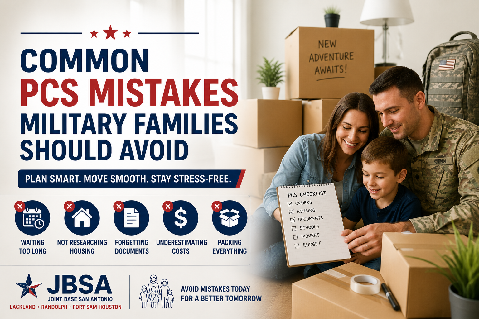 Common PCS Mistakes Military Families Should Avoid