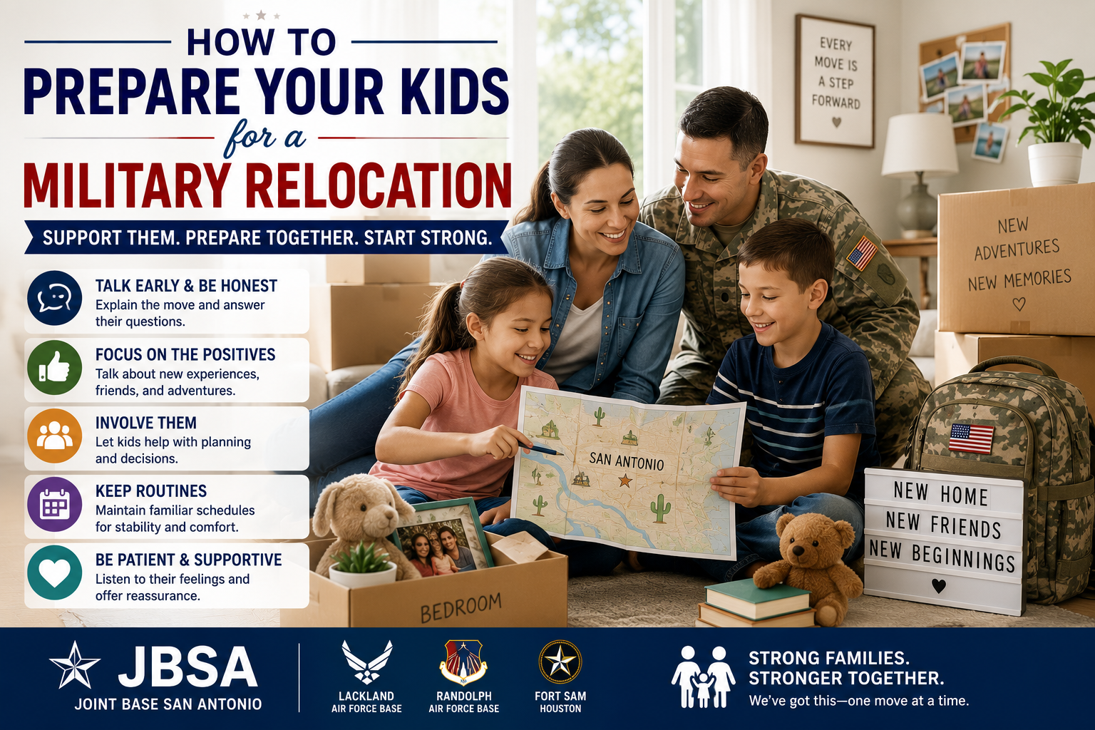 How to Prepare Your Kids for a Military Relocation